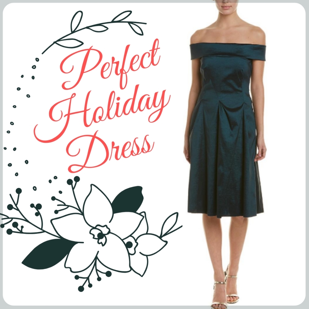 💚 Emerald Green Rene Ruiz Dress W/ Pockets 💚